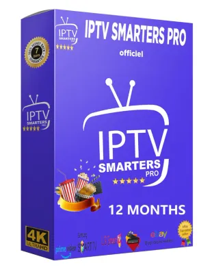 Code IPTV Smarters Pro abonnement 12 mois Android / M3u OTT