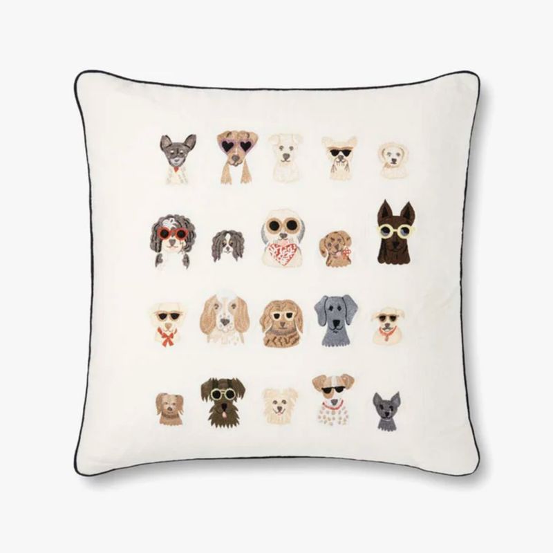 Rifle Paper Co. - Loloi Dogs Pillow