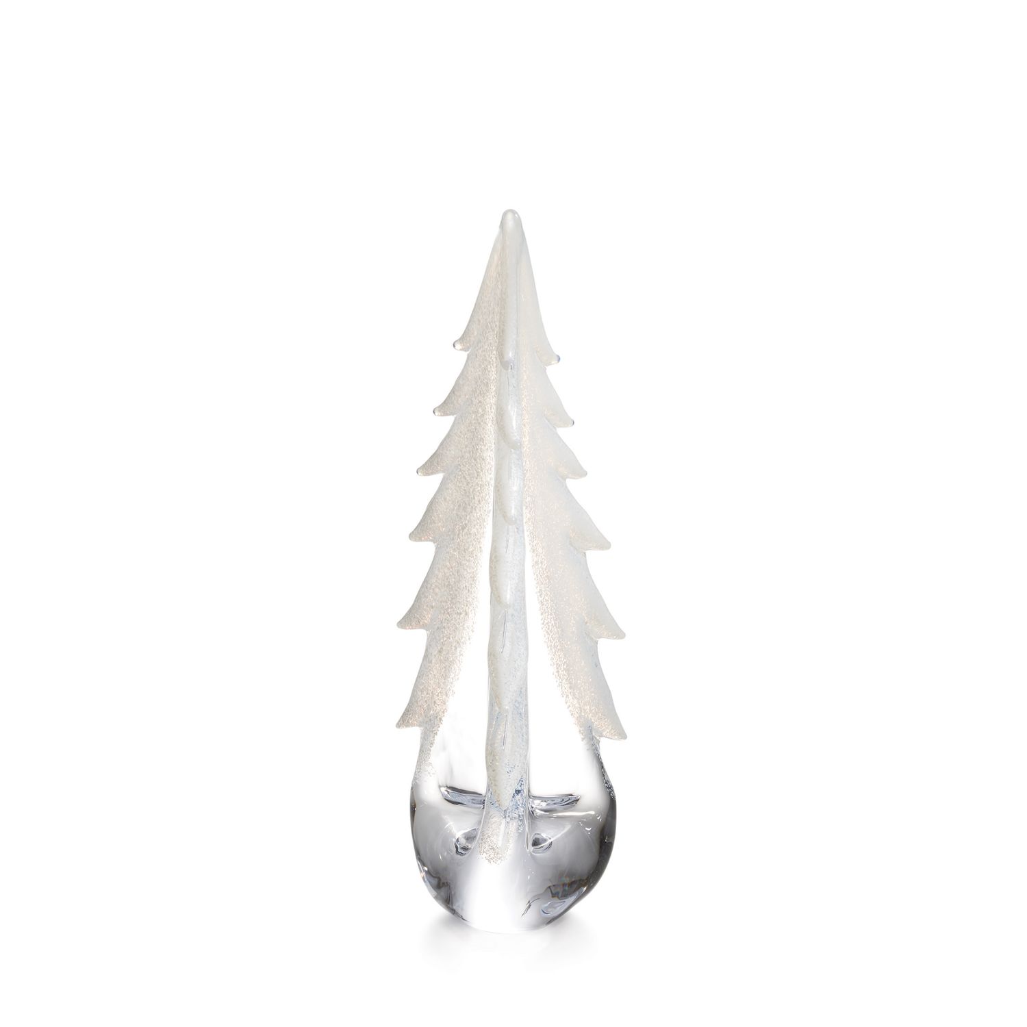 Simon Pearce Snowy Branches Evergreen - 16&quot;