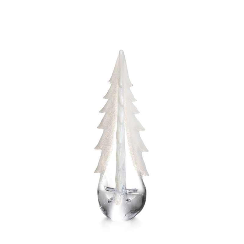 Simon Pearce Snowy Branches Evergreen - 16&quot;
