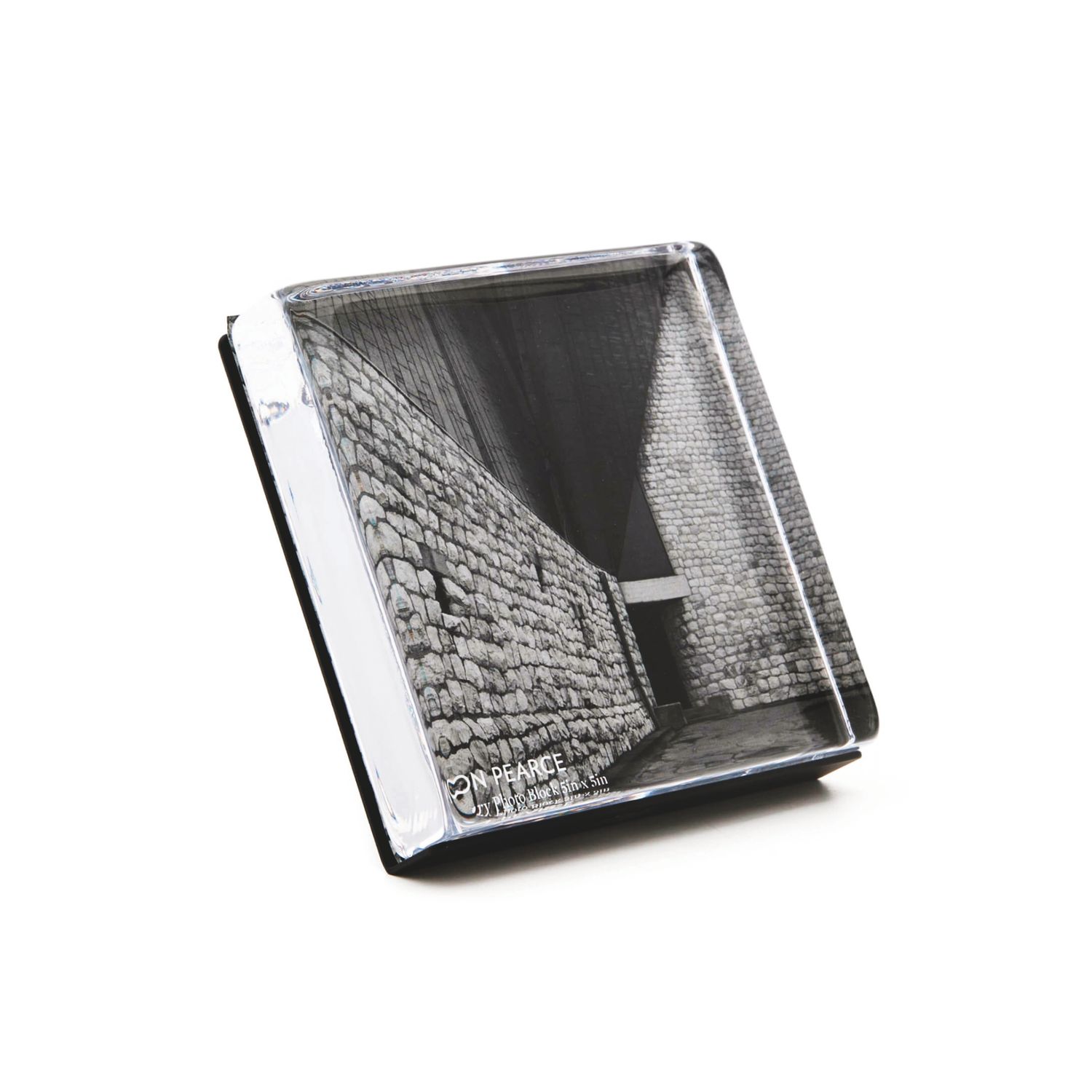 Simon Pearce Woodbury Photo Block - 5&quot; Square
