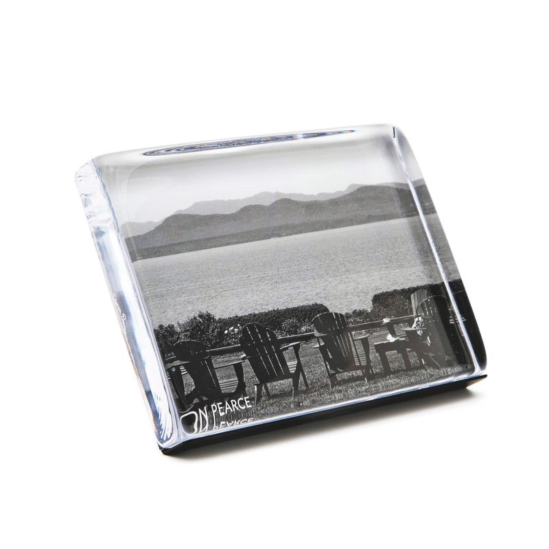 Simon Pearce Woodbury Photo Block in gift box - Horizontal 5x7
