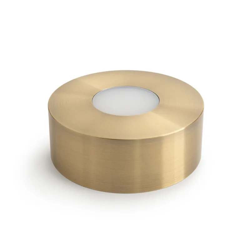 Simon Pearce - Brushed Brass LED Illumination Base - L