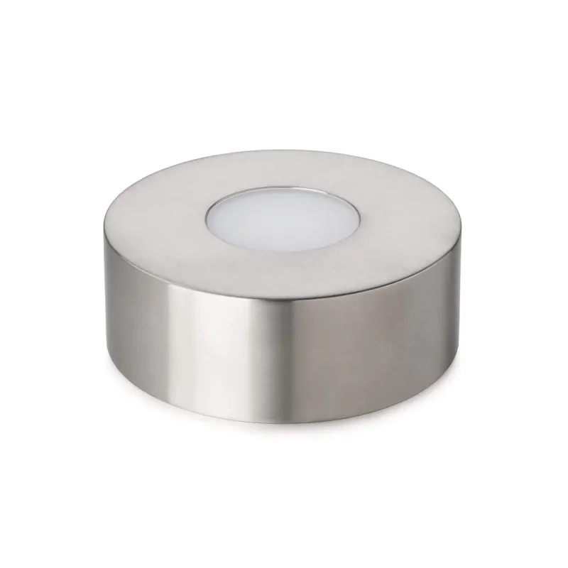 Simon Pearce - Brushed Silver Dual-Light LED Illumination Base - L