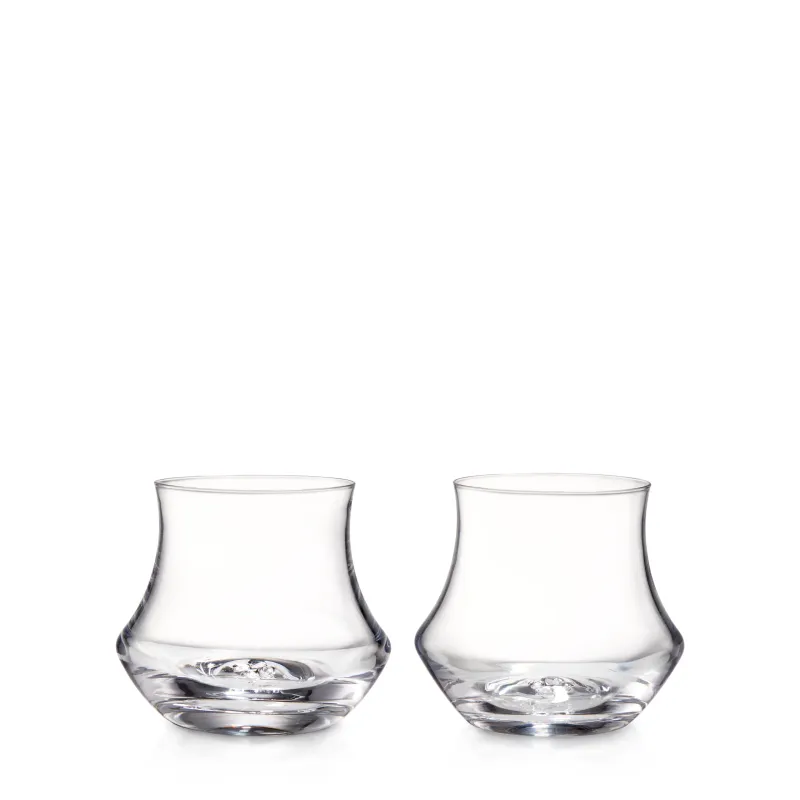 Simon Pearce - Madison Stemless Wine Glass in Gift Box, Set of 2