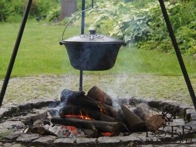 BBQ, trépied brasero, cuisine pleine air