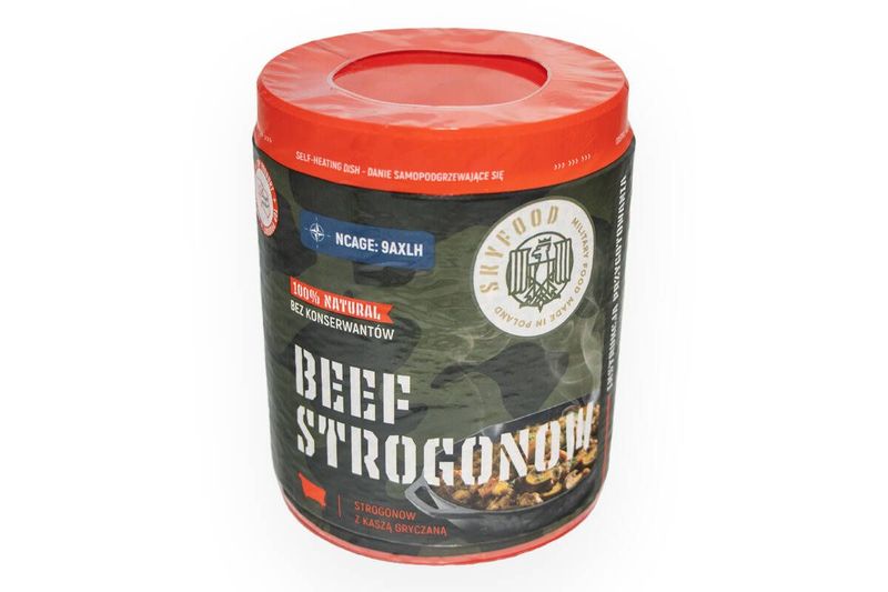 Bœuf Stroganow au sarrasin, Auto-choffante