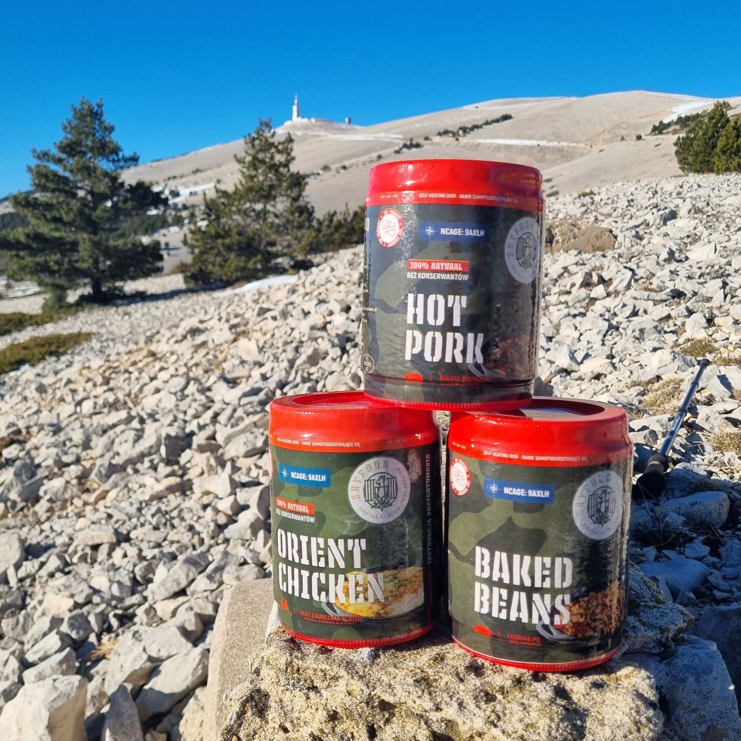 Ration autochauffant skyfood Pack 10
