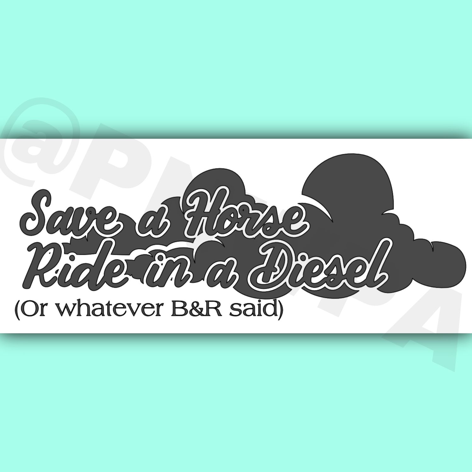 Save A Horse….