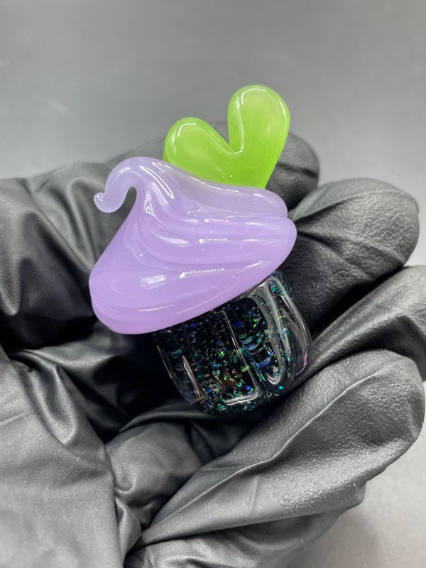 Bambi Glass - Cupcake Pendant #2