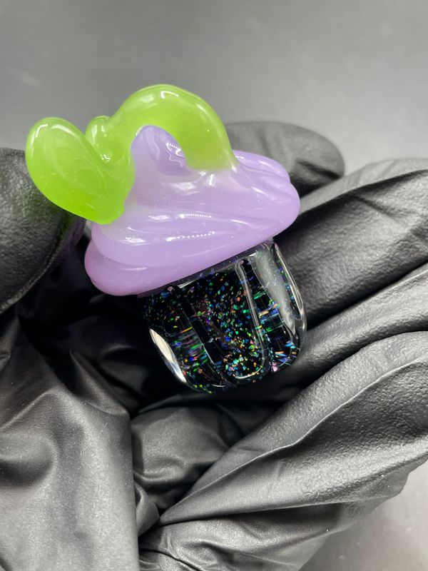 Bambi Glass - Cupcake Pendant #2