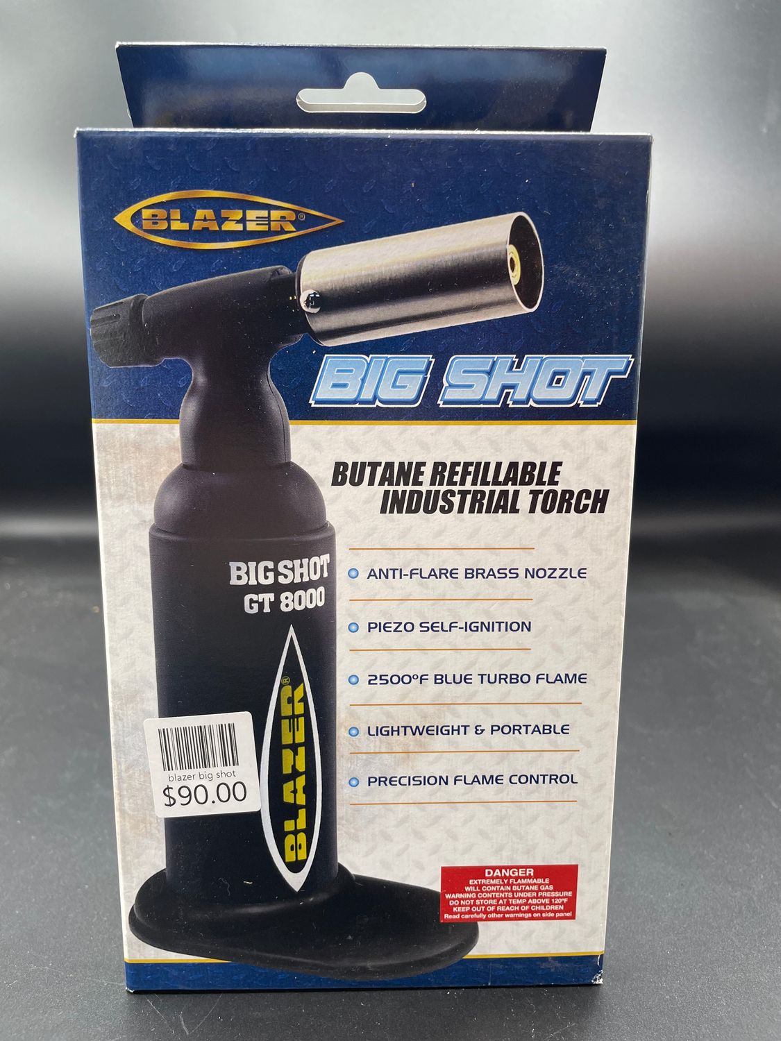 Blazer - White on Black