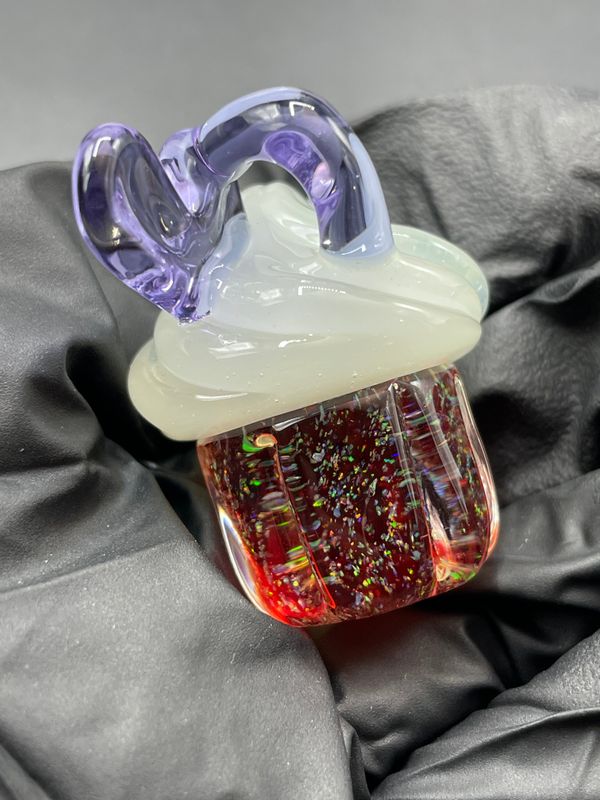 Bambi Glass - Cupcake Pendant #4