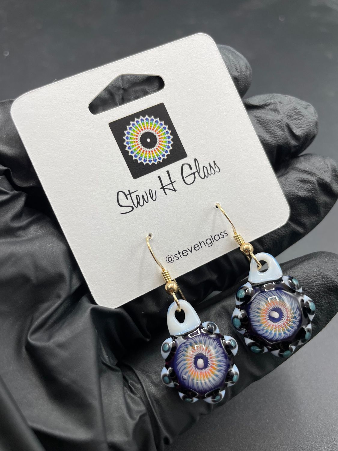 Steve H - Dotstack Dangly Earrings