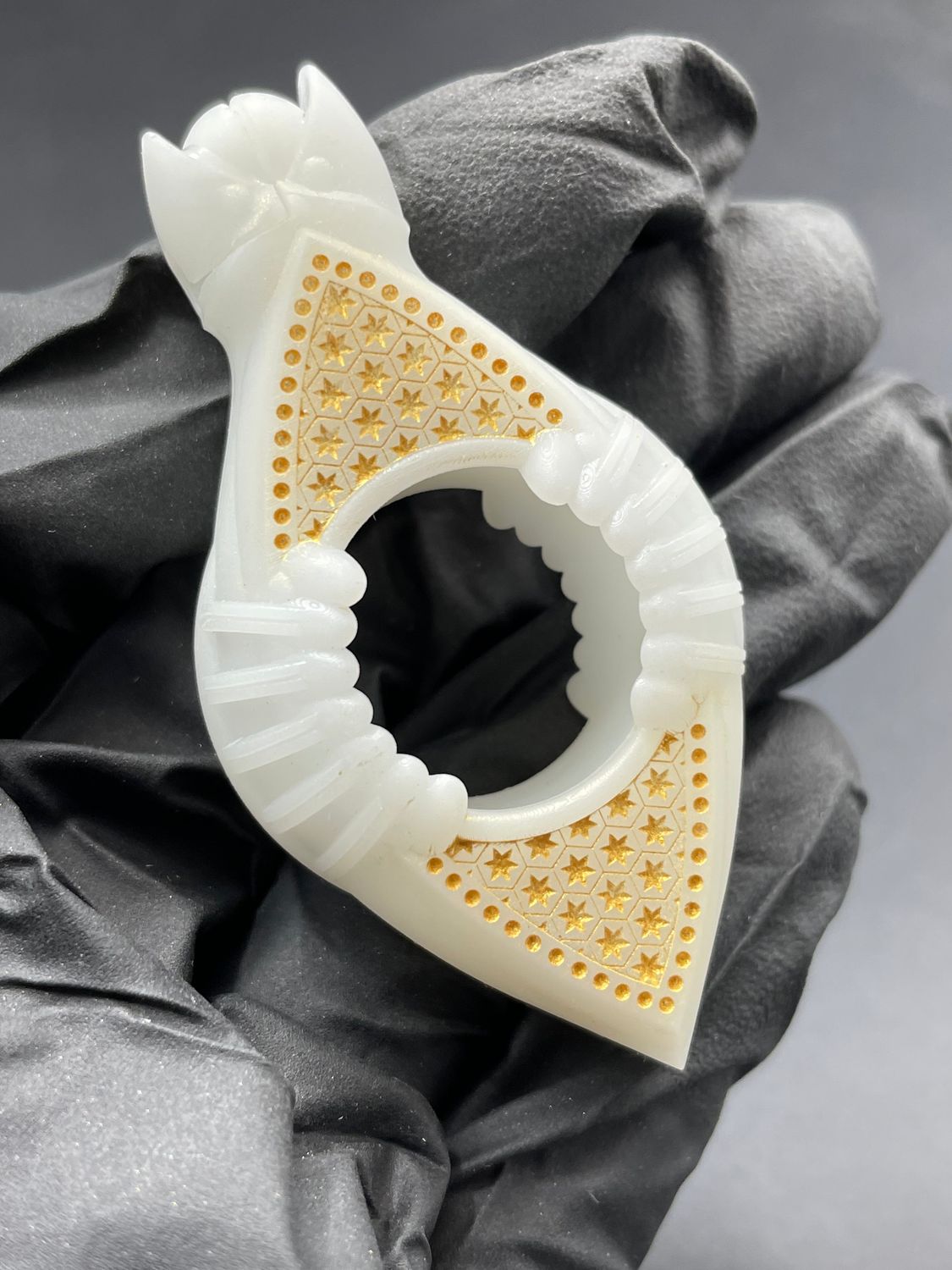 The Douxd - Orb Amulet (19.9mm-20.9mm), Color: Cream