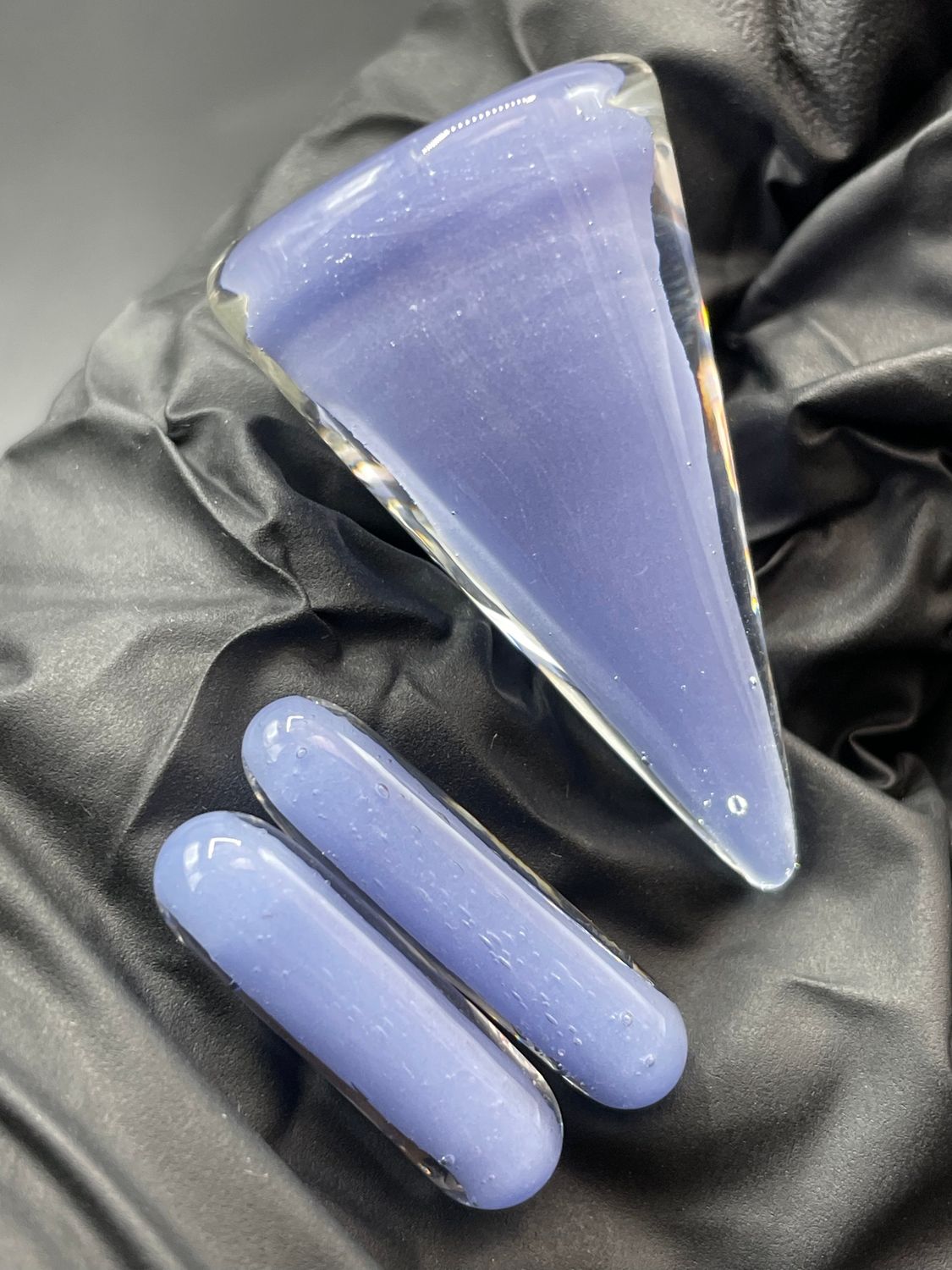 Parison Glass - 3pc Cone Slurper Set 5