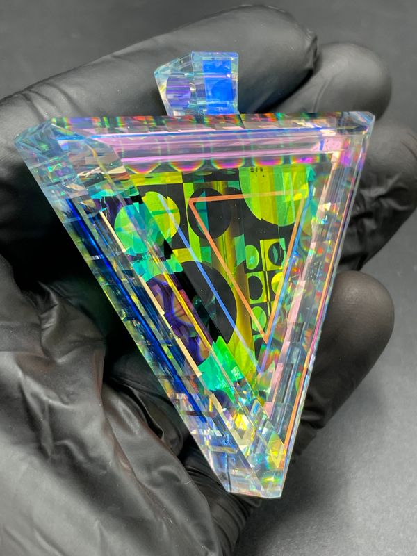 BoroBarto - Triangle Pendant 2