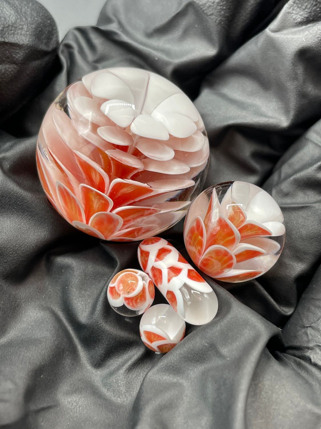 Divleli Glass - 5pc Dotstack Implosion Slurper Set 1