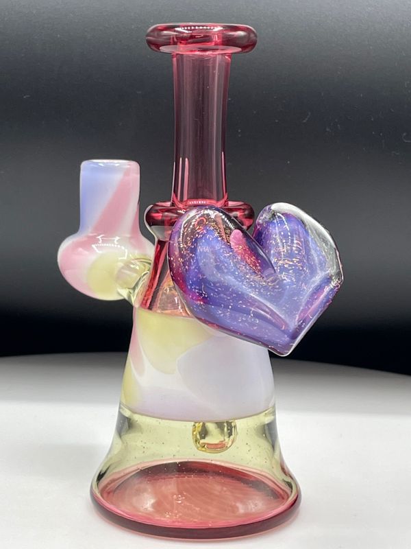 Bambi Glass - Heart Minitube #6
