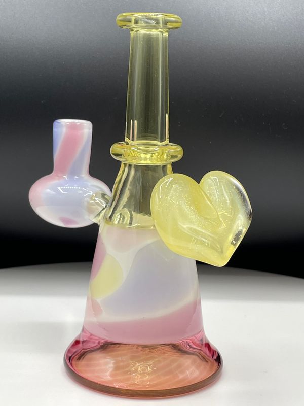 Bambi Glass - Heart Minitube #5