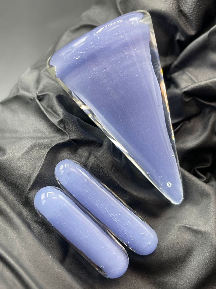 Parison Glass - 3pc Cone Slurper Set 5