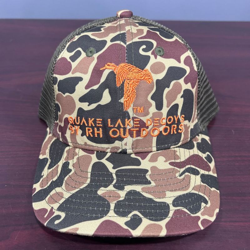QLD Youth Old School Camo Hat