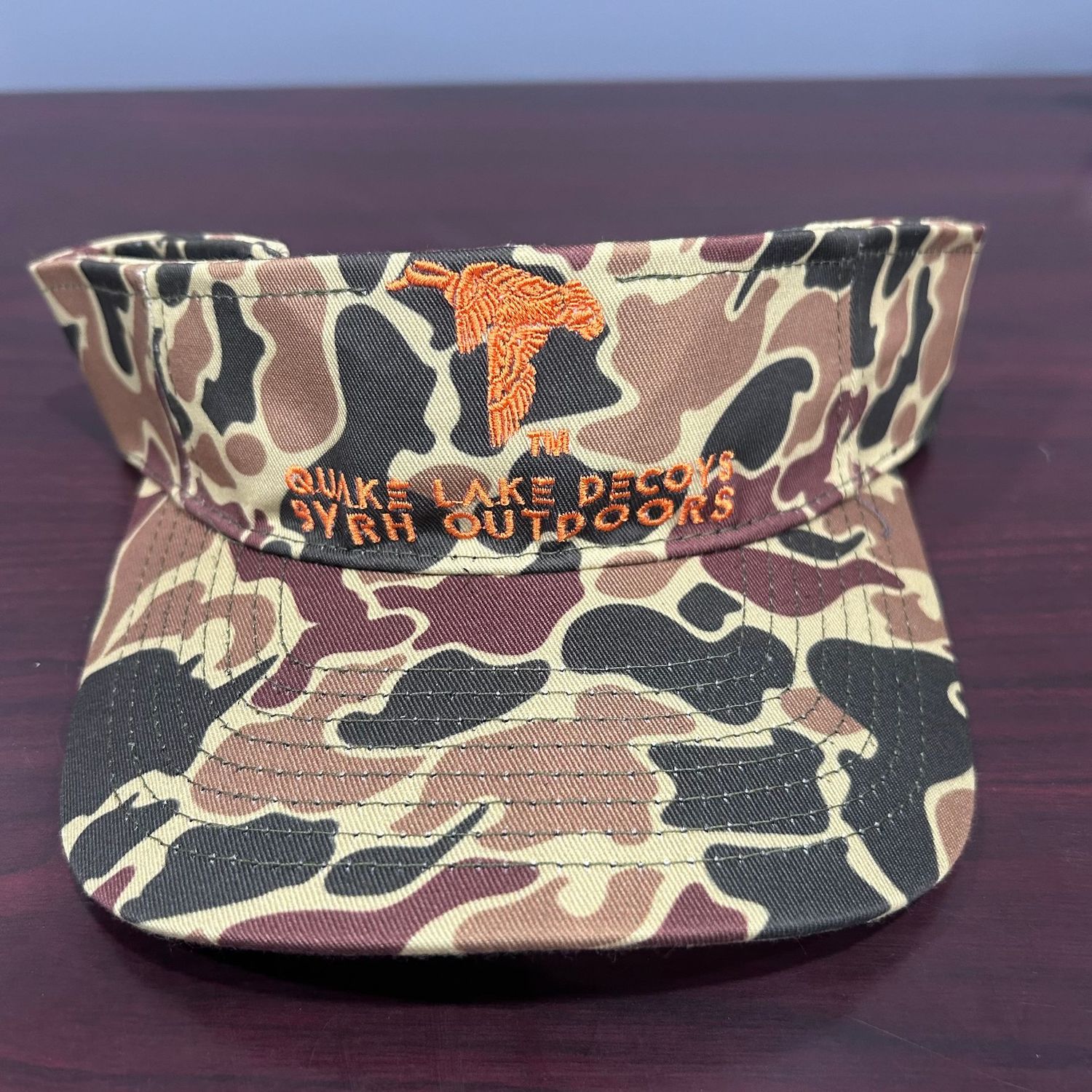 QLD Old School Camo Visor