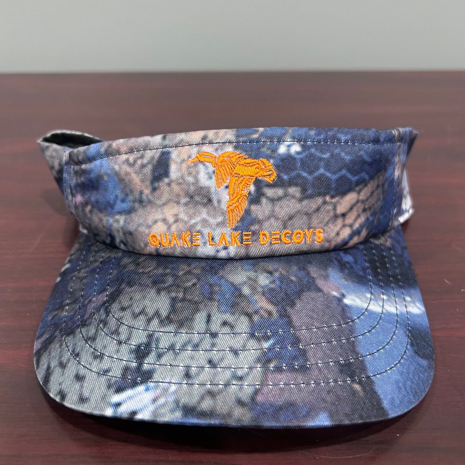 QLD Blue Camo Visor