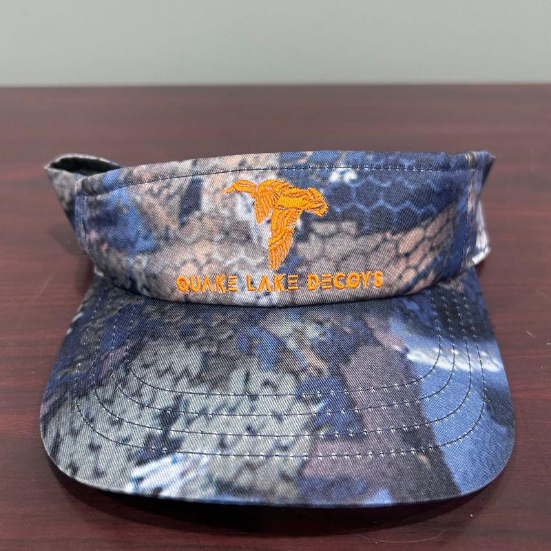 QLD Blue Camo Visor