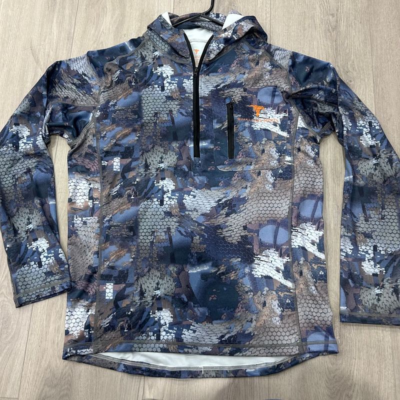 QLD 1/4 Zip Sitka Pattern