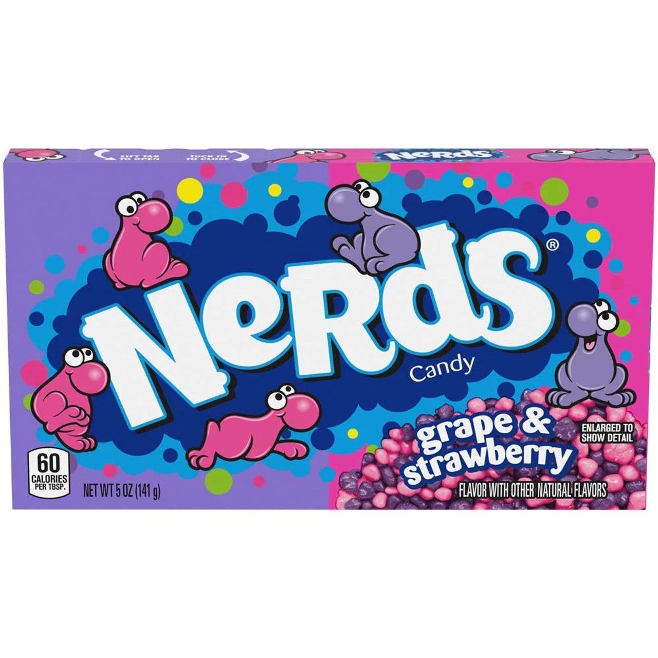 NERDS GRAPE AND STRAWBERRY THEATRE BOX