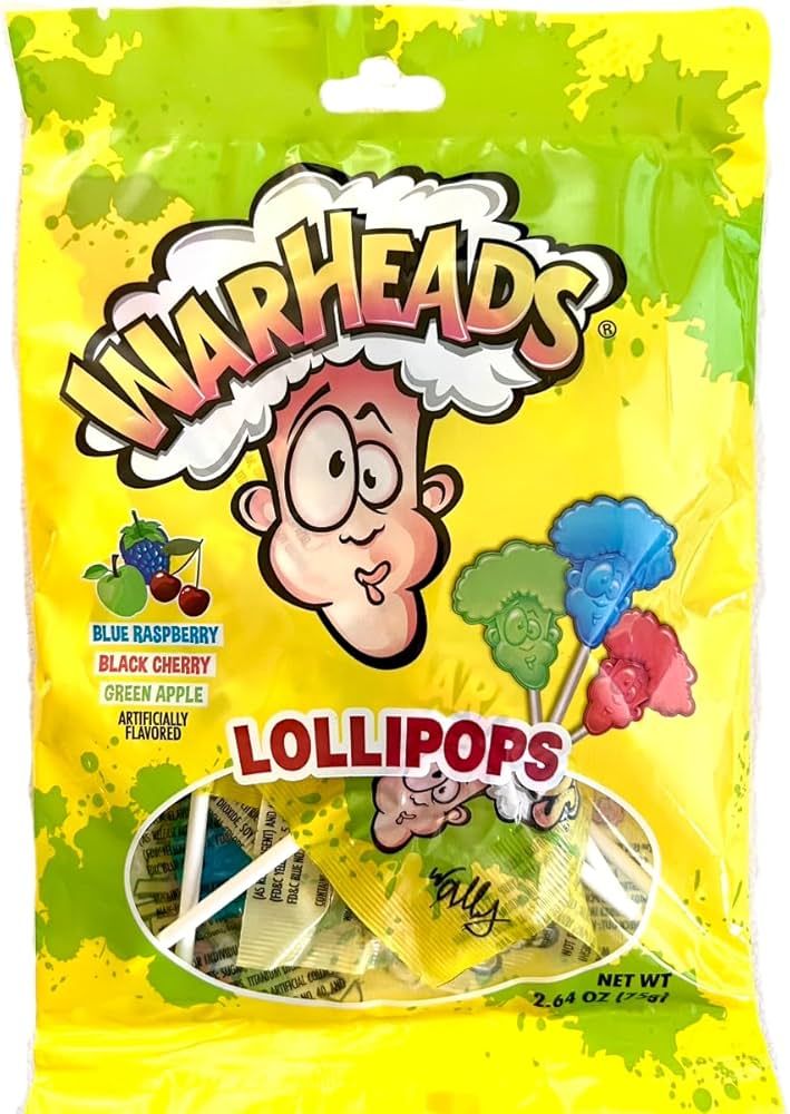 WARHEADS  LOLLIPOP