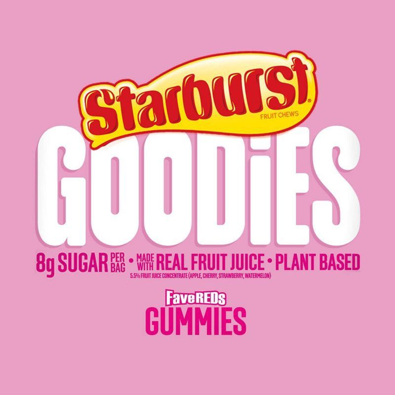 STARBURST GOODIES FAVE REDS GUMMIES