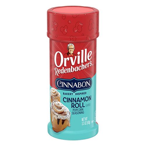 ORVILLE REDENBACHERS CINNABON CINNAMON ROLL  POPCORN SEASONING