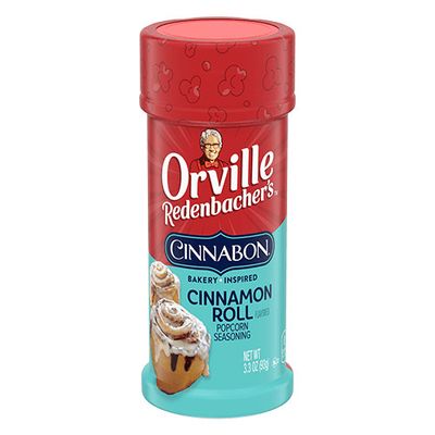 ORVILLE REDENBACHERS CINNABON CINNAMON ROLL  POPCORN SEASONING