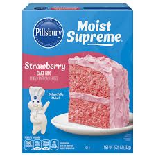 PILLSBURY MOIST SURPREME PREMIUM STRAWBERRY CAKE MIX