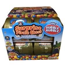 DUBBLE BUBBLE SURPRIZE PIRATE CHEST