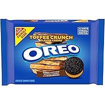 OREO  TOFFEE CRUNCH WITH SUGAR CRYSTALS