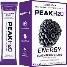 PEAK H2O BLACKBERRY GRAPE