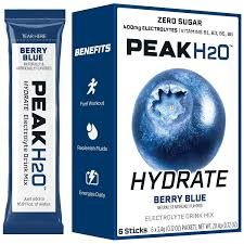 PEAK H2O BERRY BLUE SINGLES TO GO