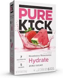 PURE KICK HYDRATION SINGLES TO GO STRAWBERRY WATERMELON