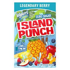 WYLERS SINGLES TO GO ISLAND PUNCH LEGENDARY BERRY