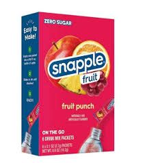 SNAPPLE FRUIT FRUIT PUNCH SINGLES TO GO