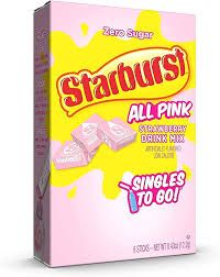 STARBURST SINGLES TO GO STRAWBERRY ALL PINK
