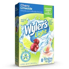 WYLERS LIGHT CHERRY LIMEADE SINGLES TO GO