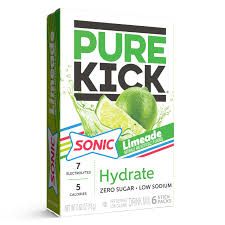 PURE KICK SONIC LIMEADE HYDRATE SINGLES TO GO