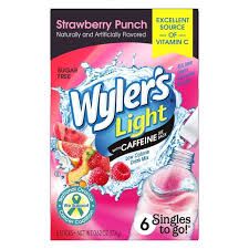 WYLERS LIGHT WITH CAFFEINE STRAWBERRY PUNCH