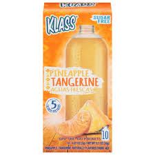 KLASS AGUAS FRESCAS PINEAPPLE TANGERINE DRINK SINGLES TO GO