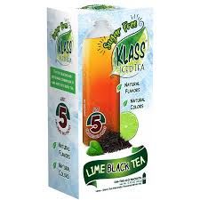 KLASS LIME BLACK TEA SINGLES TO GO