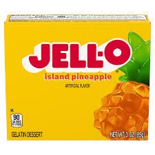 JELLO ISLAND PINEAPPLE GELATIN